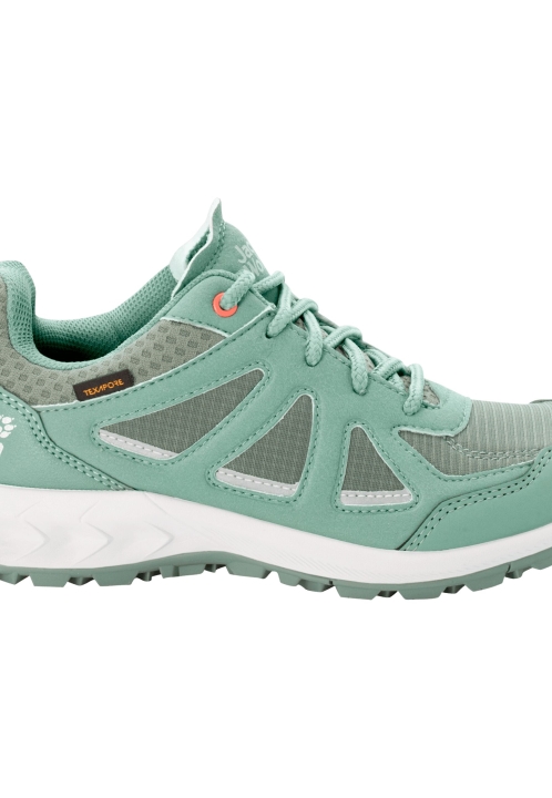 Woodland 2 Texapore Low W Svetlo Zeleno-biela Kolekcia Jack Wolfskin