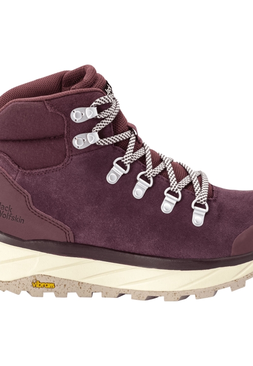 Móda Bordovo-béžová Terraventure Urban Mid W Jack Wolfskin