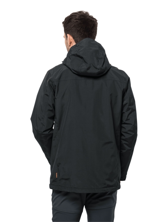 Jack Wolfskin Black Bergland Bunda 3v1 M Kolekcie