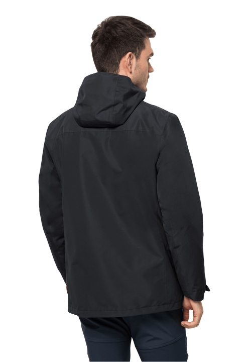 čierna Bunda Taubenberg 3v1 M Jack Wolfskin Fashion