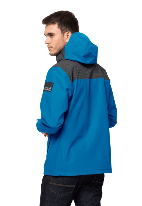 Jack Wolfskin Brand Blue Pacific Dna Block Bunda M