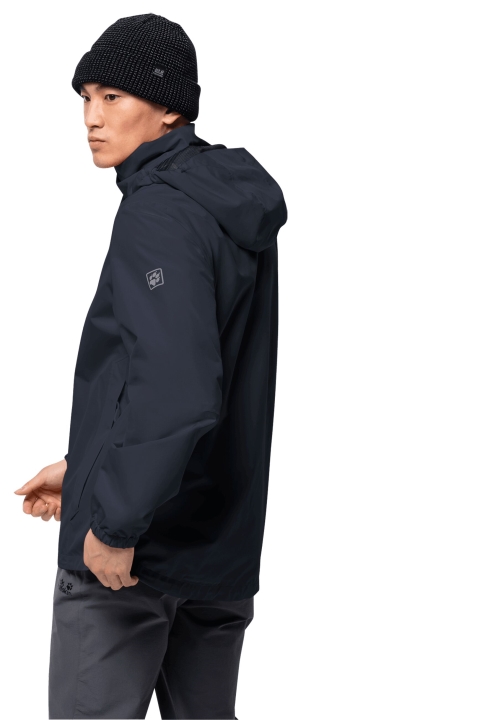 Jack Vlčia Koža Nočná Modrá Búrlivá Bodka Bunda M Zn