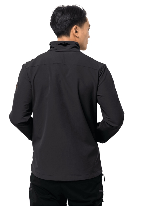 Módna Bunda Crestview Pánska čierna Jack Vlčia Koža