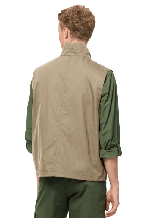 Piesočná Duna Jack Vlčia Koža Horúca Výletná Vesta Pri Jazere M