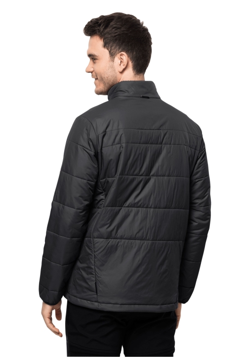 Black Bergland Ins Jacket M Jack Wolfskin Collection