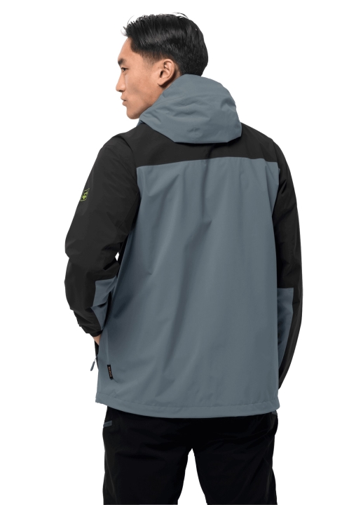 Go Hike Bunda M Storm Grey Pôvod Jack Vlčia Koža