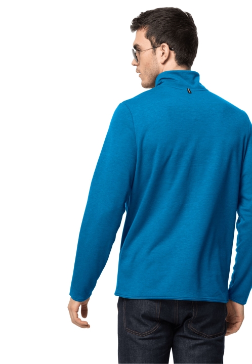 Jwp Midlayer M Módna Modrá Pacific Jack Vlčia Koža