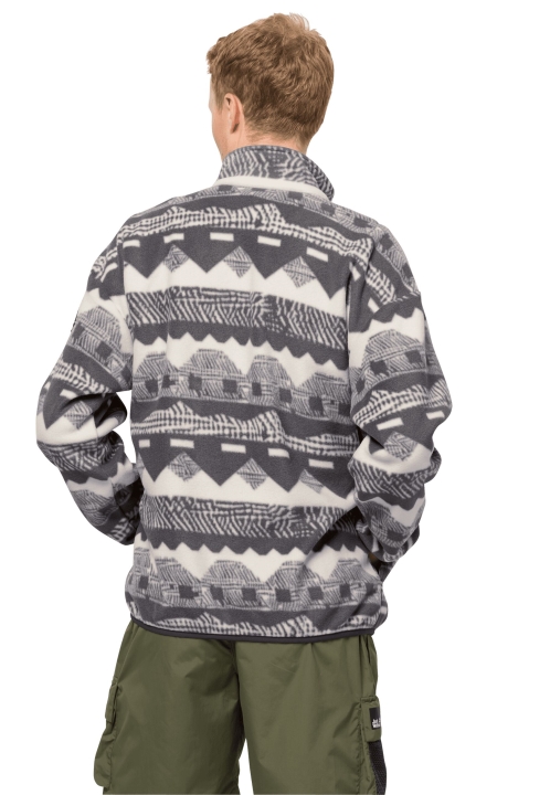 365 Rebel Potlačený Fleece M Jack Fantóm Z Vlčej Kože úplne Nový