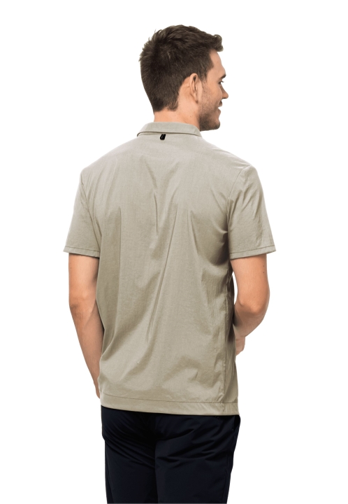 Pack & Go Košeľa M Zaprášená šedá Jack Vlčia Koža Značky