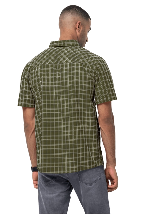 Jack Wolfskin Hot Springs Shirt M Greenwood šeky Pôvod