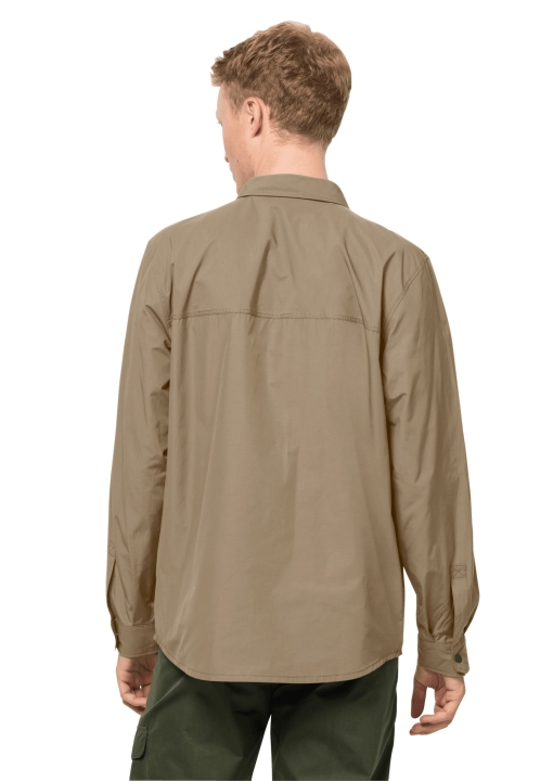 Jack Vlčia Koža Piesočná Duna Pôvod Pri Jazere Vyhrnutá Košeľa M