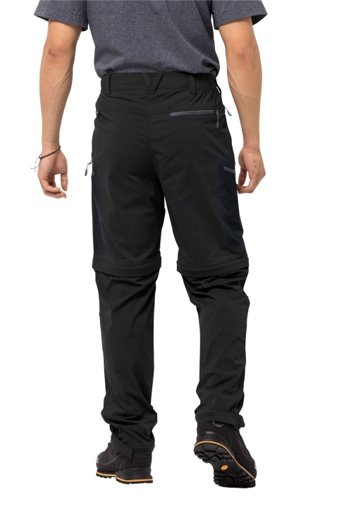 Jack Wolfskin Black Original Activate Light Zip Off Pánske