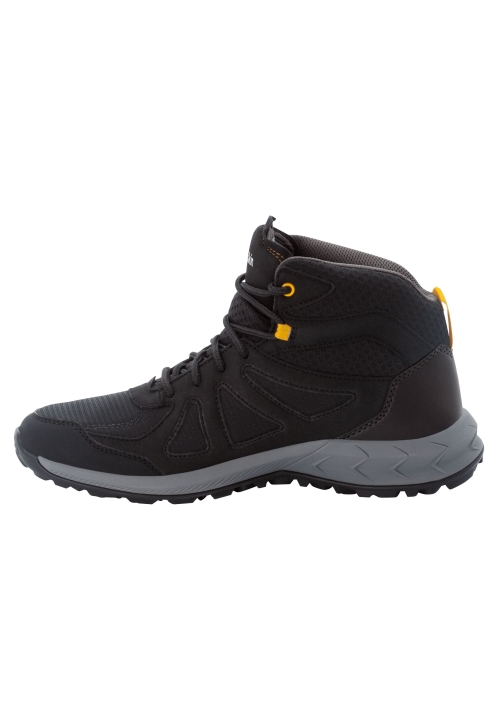 Woodland 2 Texapore Mid M Originál Black-burly Yellow Xt Jack Wolfskin