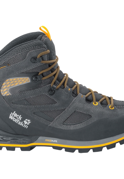 Jack Vlčia Koža Black-burly Yellow Xt Collection Force Crest Texapore Mid M