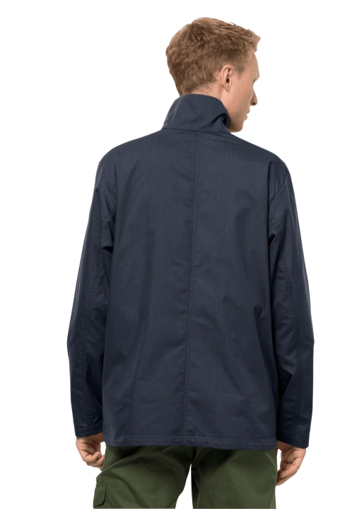 Výletná Bunda Pri Jazere M Jack Vlčia Koža Móda Nočná Modrá