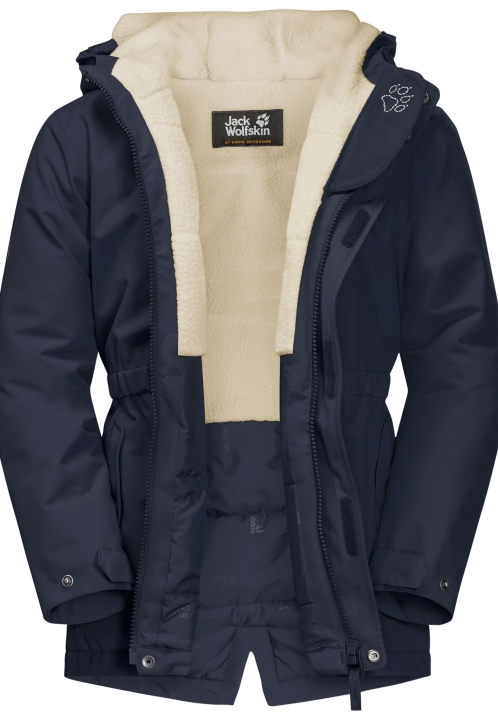 Jack Vlčia Nočná Modrá Originálna útulná Medvedí Bunda G