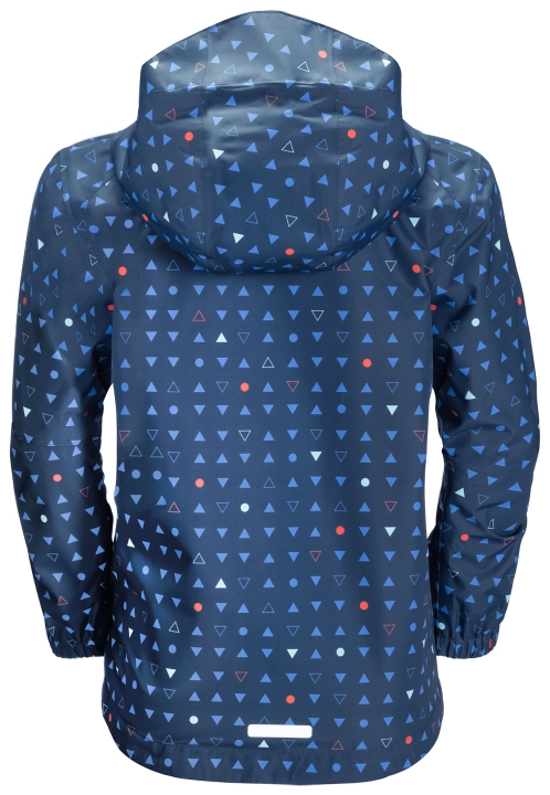 Tmavý Indigo Celoplošný Jack Vlčia Koža Hot Tucan Bodkovaná Bunda Deti