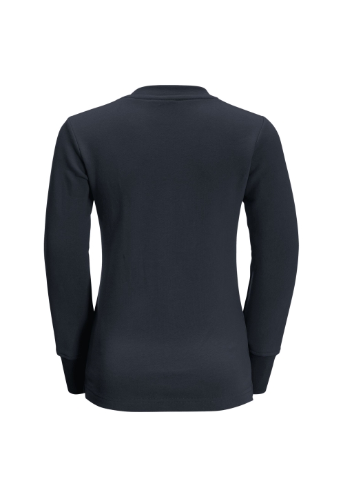 Kolekcie Nevyhnutné Crewneck K Jack Vlčia Koža Nočná Modrá