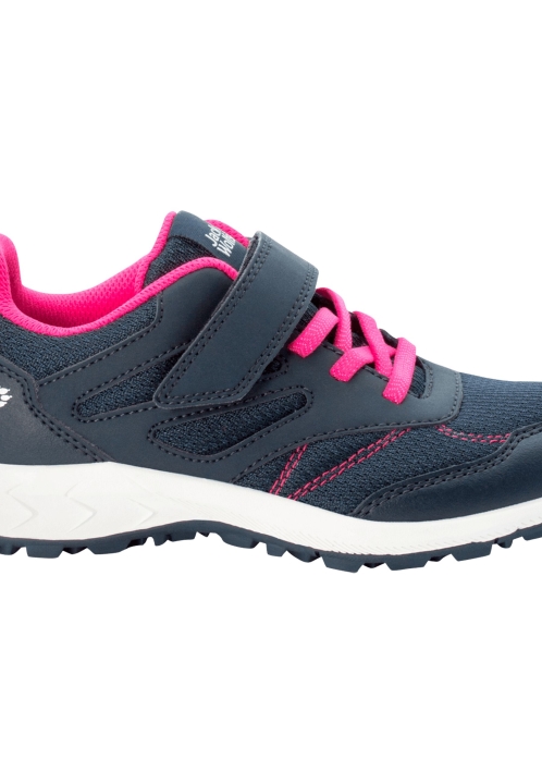 Jack Wolfskin Woodland Low Vc K Modro-ružové Značky