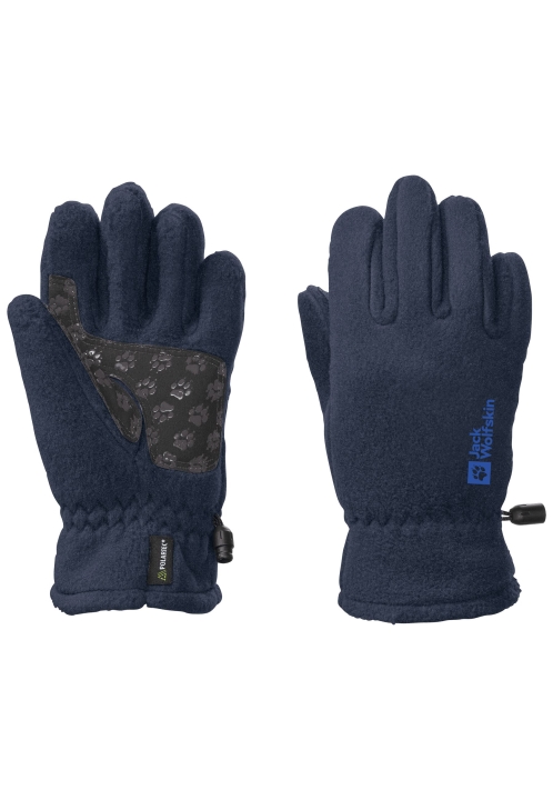 Fleecová Rukavica Detská Pôvod Jack Vlčia Koža Nočná Modrá