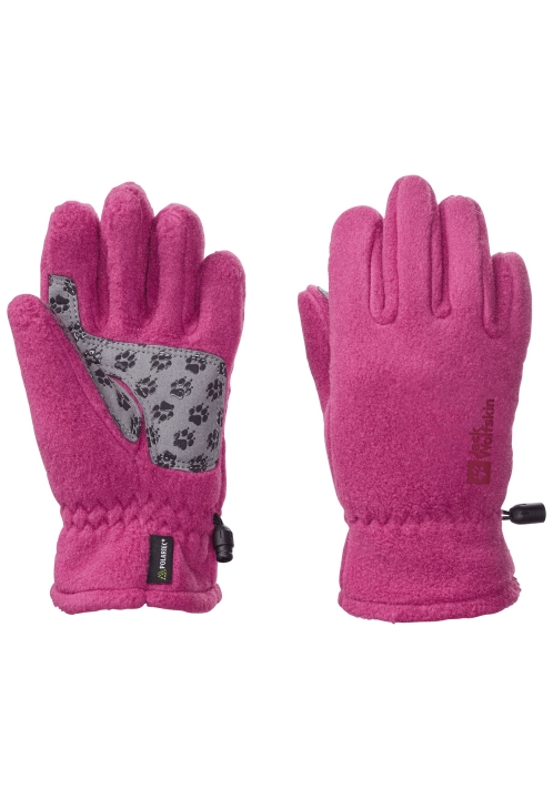 Jack Wolfskin Hot Fleece Rukavice Deti Blueblossom