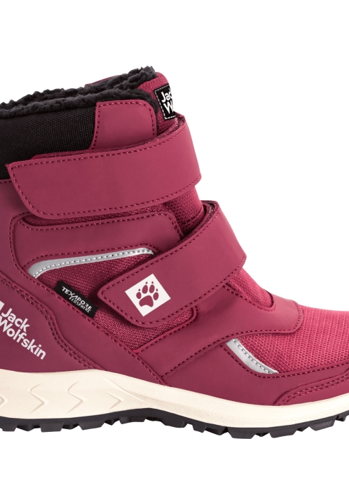 Bordovo-červená Značka Jack Vlčia Koža Woodland Wt Texapore High Vc K