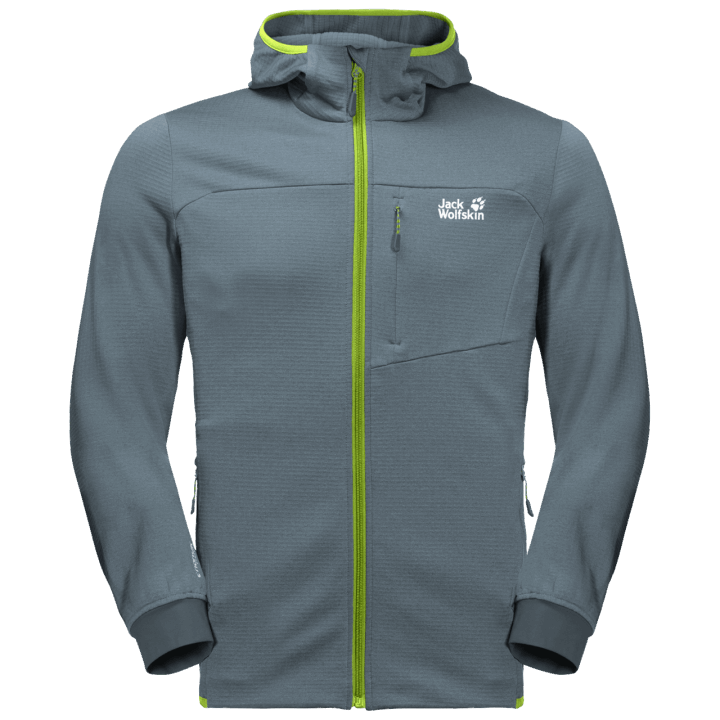 Jack Wolfskin Storm Grey Origin Pánske Hydro Grid Fleece