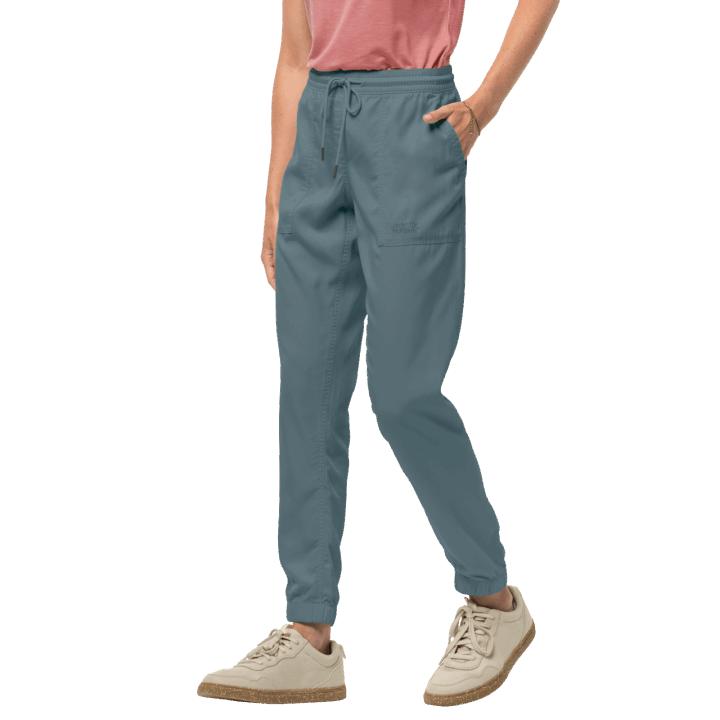 Jack Wolfskin Origins Dámske Mojeve Nohavice Teal Grey