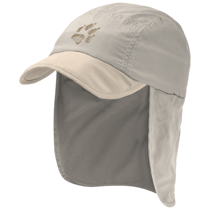 Zaprášená šedá Detská Supplex šiltovka Z Vlčej Kože