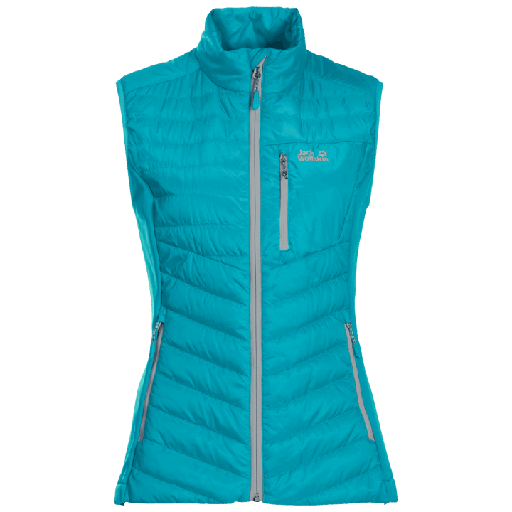 Dámska Vesta Routeburn Dark Aqua Jack Vlčia Koža Pôvodu