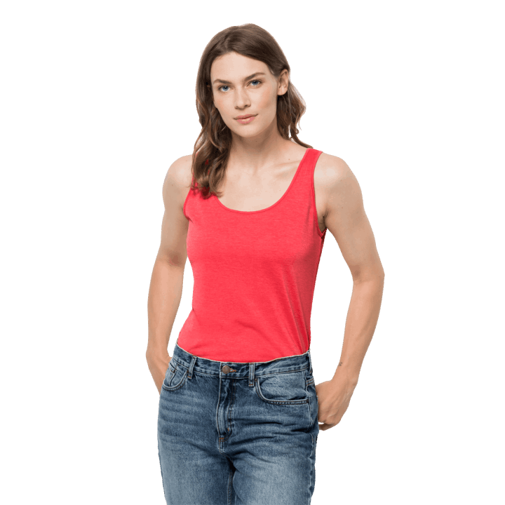 Dámsky Pack & Go Tank Hot Jack Wolfskin Tulipán červený