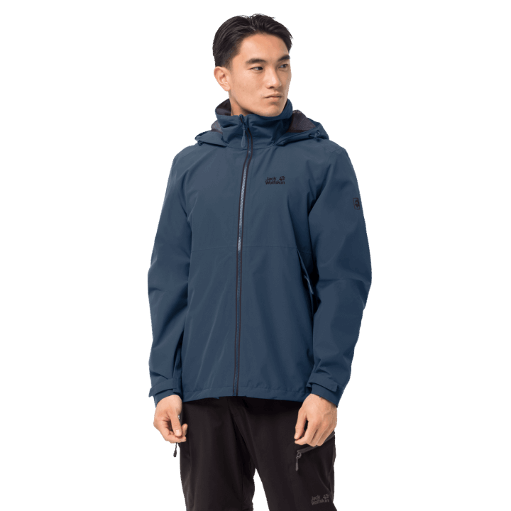 Thunder Blue Pánska Evandale Bunda Jack Wolfskin Origins