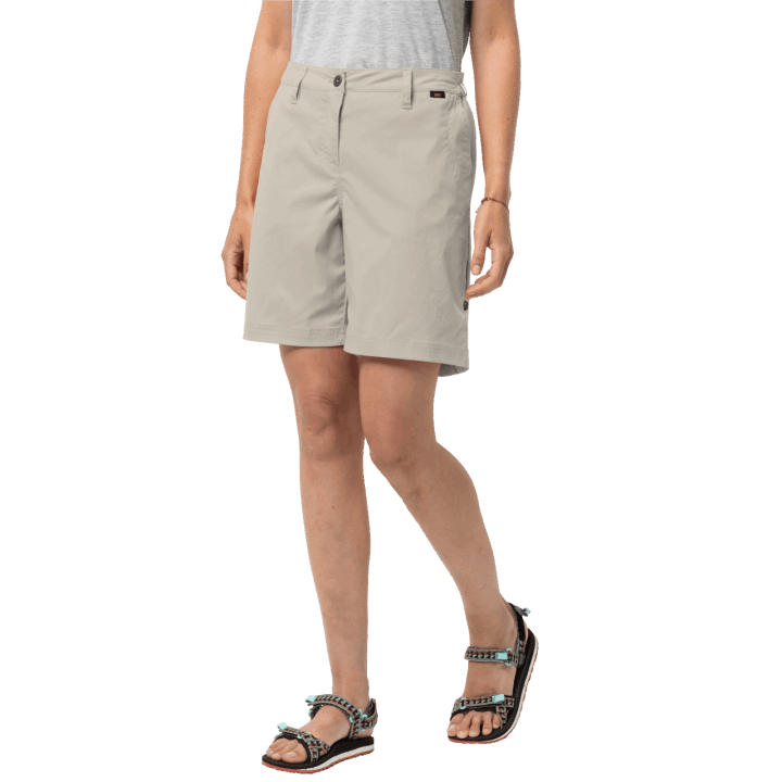 Horúce Zaprášené šedé Dámske Púštne šortky Jack Wolfskin