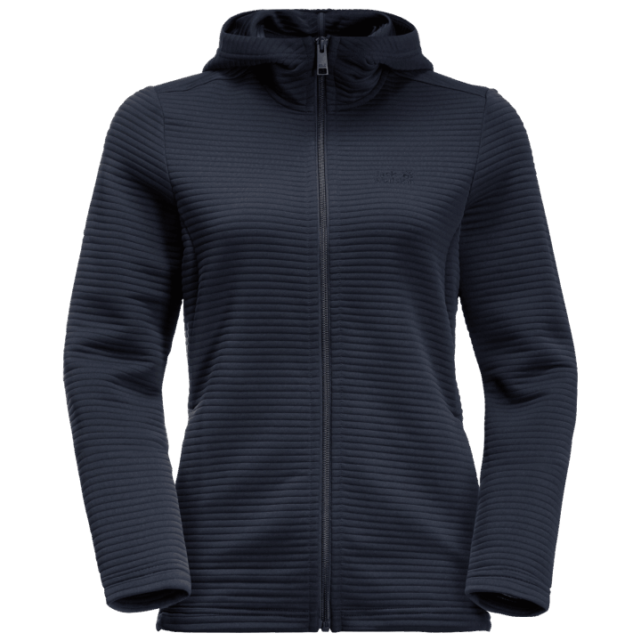 Jack Wolfskin Dámska Modesto Bunda S Kapucňou Nočná Modrá Nová