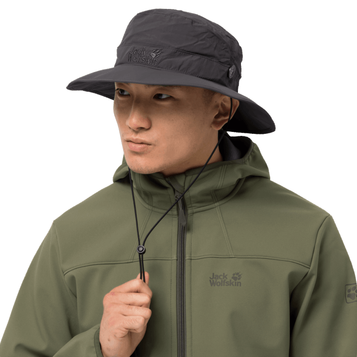 Kolekcia Supplex Mesh Hat Dark Steel Jack Wolfskin