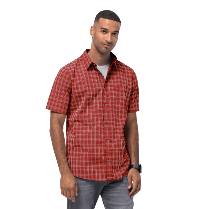 Mexická Paprika šeky Pôvodu Pánska Košeľa S Horúcimi Prameňmi Jack Wolfskin