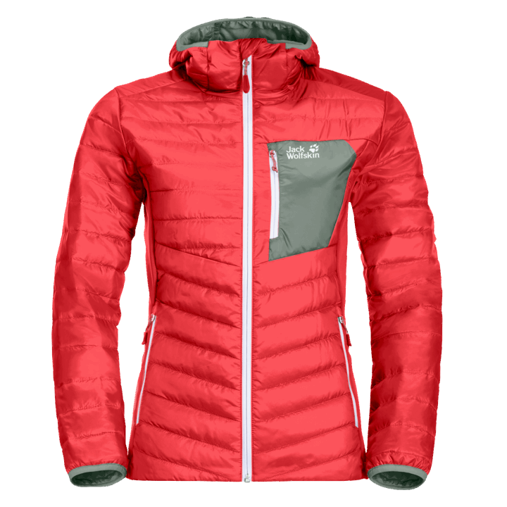 Módna Tulipánová červená Dámska Routeburn Bunda Jack Wolfskin