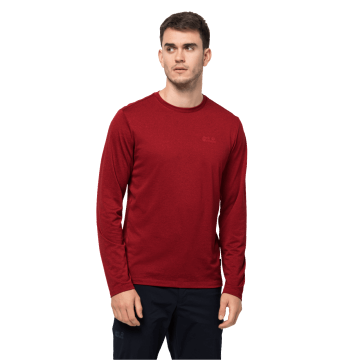 Pánsky Sky Thermal Ls T Best Jack Wolfskin Red Lak
