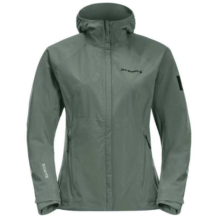 Jack Wolfskin Fashion Dámska Tasman šiltová Bunda živý Plot Zelená