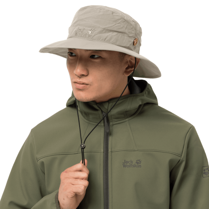 Pôvod Jack Wolfskin Supplex Mesh Má Svetlý Piesok