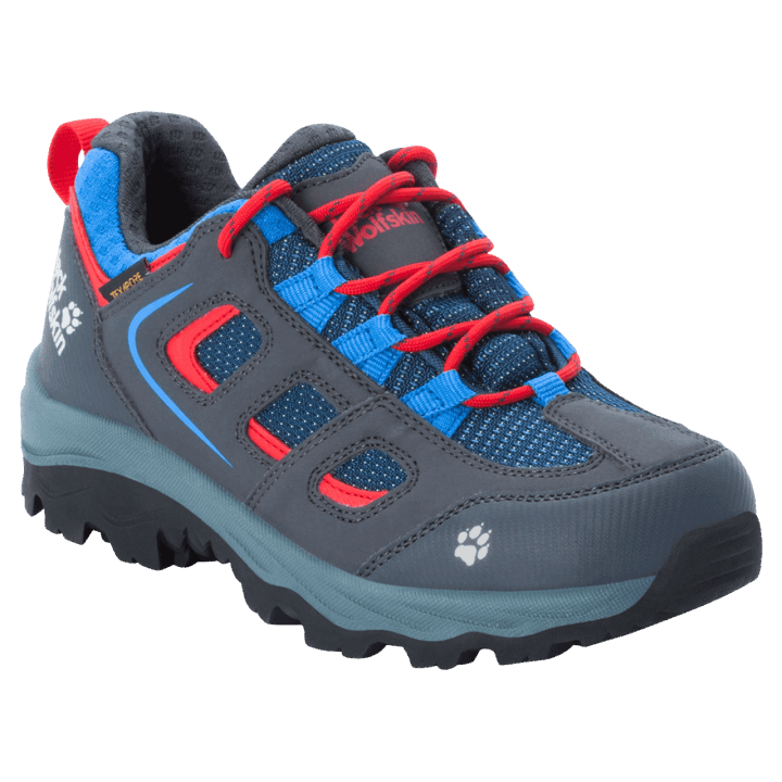 Detské Vojo Texapore Nízky Modro-červený Pôvod Jack Vlčia Koža