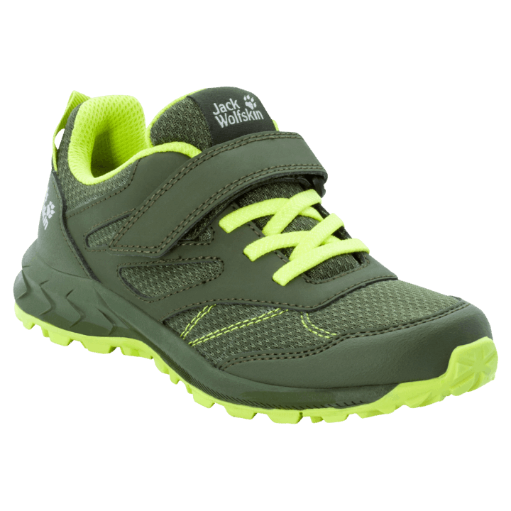 Zelená-lime Jack Vlčia Koža Detská Lesná Nízka Vc Nová
