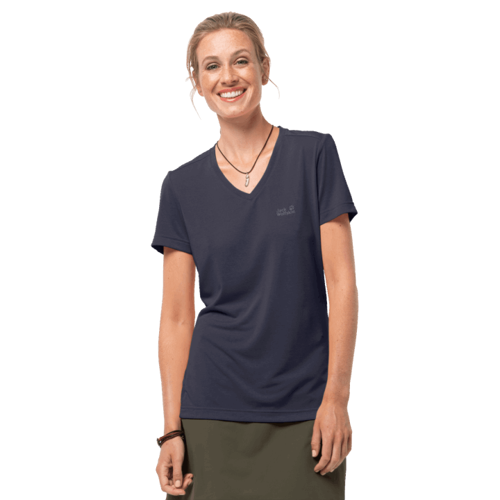 Grafitová Značka Jack Wolfskin Dámsky Crosstrail T