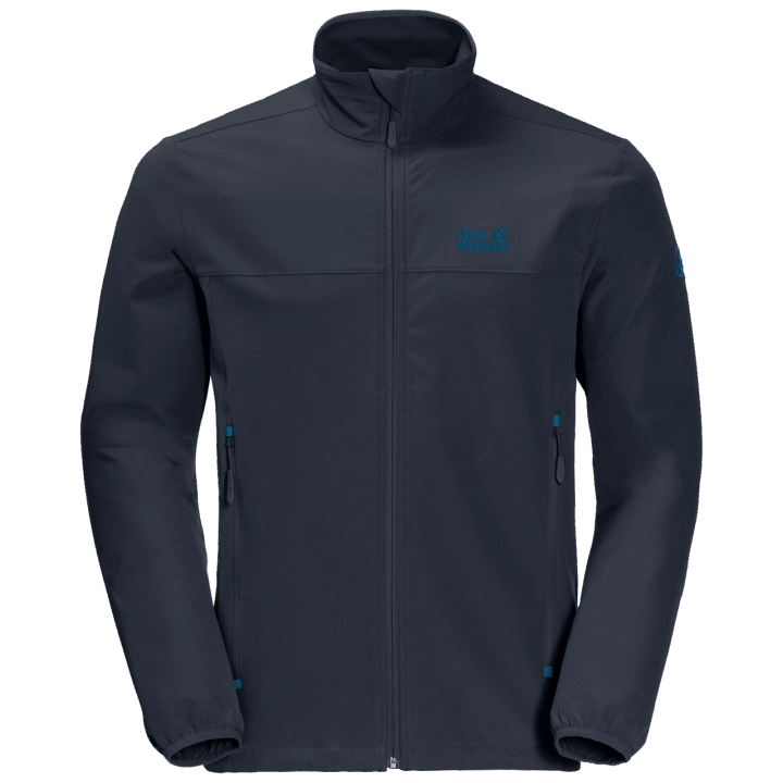Jack Wolfskin Pánska Crestview Bunda Nočná Modrá Nová