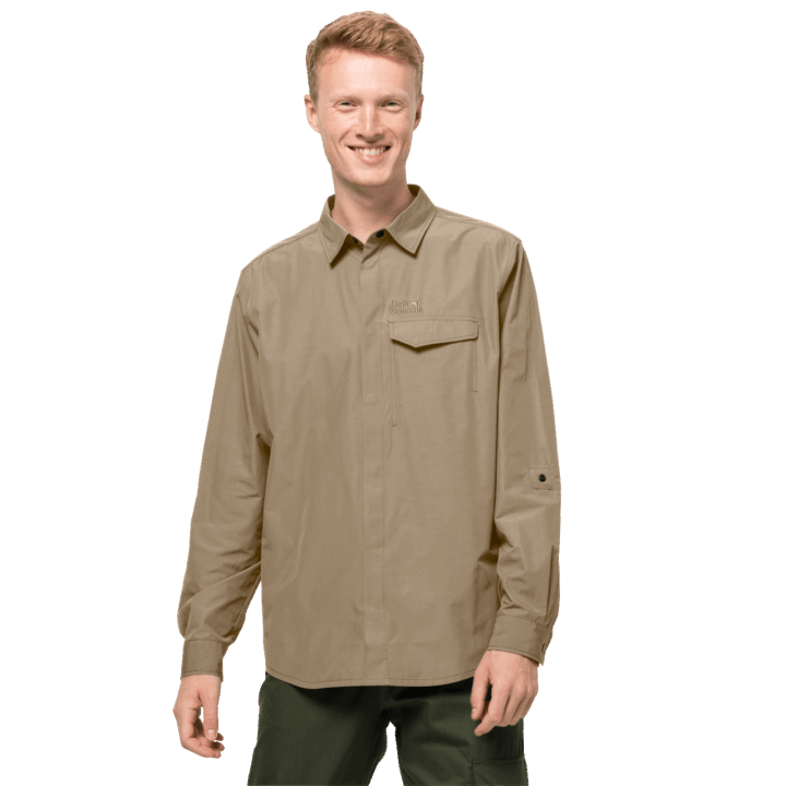 Sand Dune Jack Wolfskin Best Pánska Vyhrňovacia Košeľa Pri Jazere