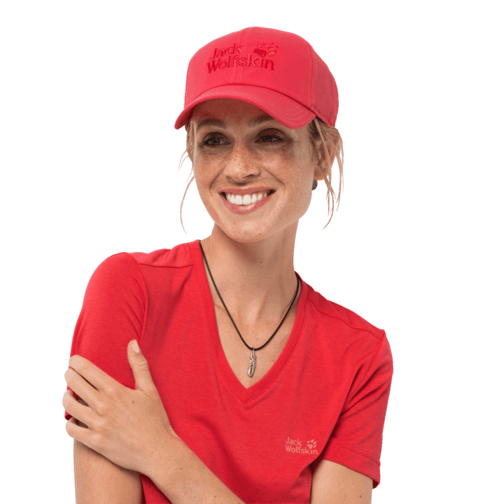 Tulipánová červená šiltovka Jack Wolfskin Best