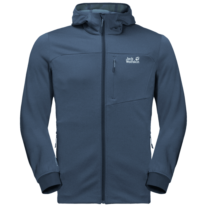 Pánske Hydro Grid Fleece Kolekcie Thunder Blue Jack Wolfskin