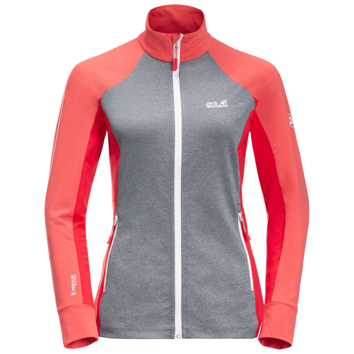 Púštna Ruža Dámska Milford Sky Fleece Jack Vlčia Koža Nová