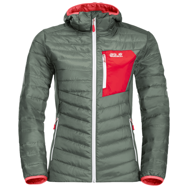 Najlepšia Jack Wolfskin Dámska Routeburn Bunda živý Plot Zelená