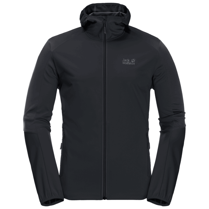 Jack Wolfskin Fashion čierny Pánsky Go Hike Softshell